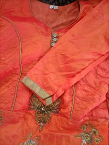 Beautiful Orange Gown 😻
