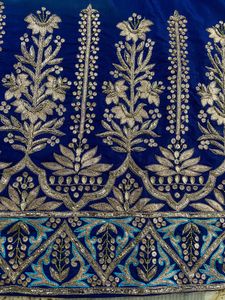 Dabka Embroidered Silk Suit