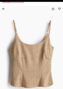 h&m corset top