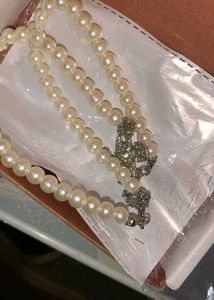 Pearl &amp; Orb Pendant Necklace
