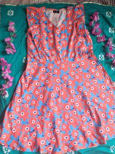 Floral Print Fit &amp; Flare Dress