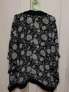 Floral Print Kimono