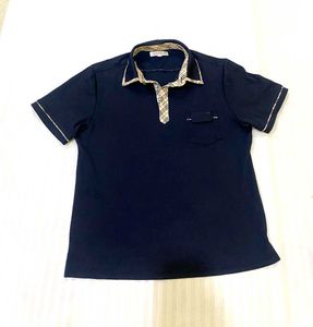 Collar Navy Blue Shirt
