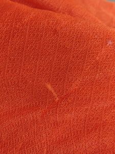 Deep Orange Lace Kurti (Women)