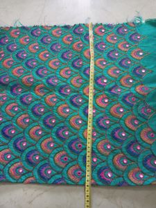 🔥Multicolor Embroidery Unstitched Blouse Material