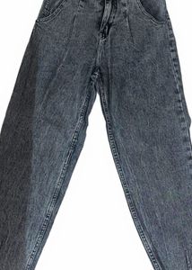 Acid Wash Denim Pants