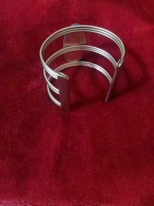 Unique Cuff Bracelet with Geometric Design
