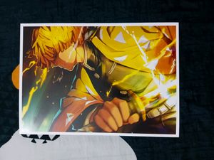 Anime Poster Naruto, One piece, demon slayer, solo