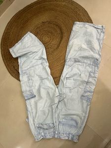 Light Blue Cargo Pants