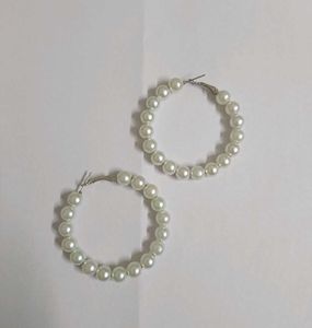 Combo Offer: Pearl Hoop & Antique Jhumka Earrings