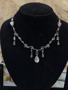 rose fairy Silver Necklace