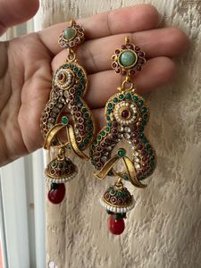 Vintage Indian Jhumka Earrings