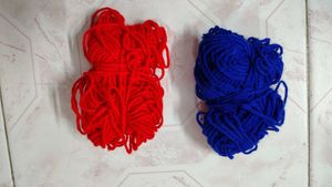 Red & Blue Yarn Bundle