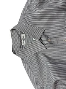 Balenciaga Striped Half Sleeve Boxy Shirt