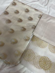 Unstitched banarasi Dress Material