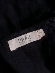 ( NEW UNUSED ) BLACK COTTON TOP