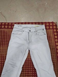 Mufti White Coloured Jeans