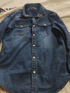 Denim Button-Down Shirt