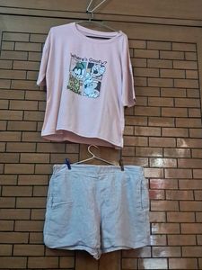 Combo  Of  Imported Fabric  Top N Short