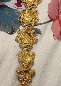 Golden Floral Hair Belt 100 Each