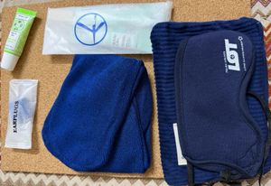 LOT Polish Airlines Amenity Kit