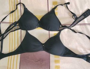 Two Black Bras  🖤🦋
