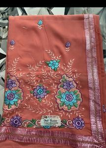 New Saree With Blouse Piece