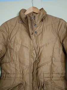 Nude Color Winter Jacket For Girls 40&#34; Chest