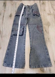 sc3282 Sabrin Cargo Bootcut Jeans size 22