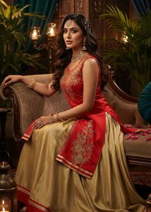 🆕New Lehenga Choli - Red &amp; Gold