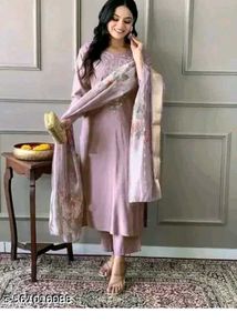 Elegant Lavender Salwar Kameez