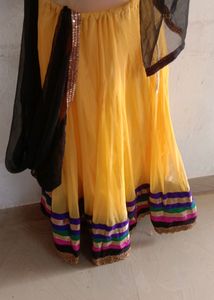 Yellow Lehga Choli