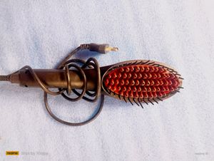 Hair Straightener Brush ( Ceramic)
