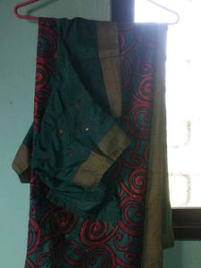 Radiant Harmony: Multicolour Elegance Saree