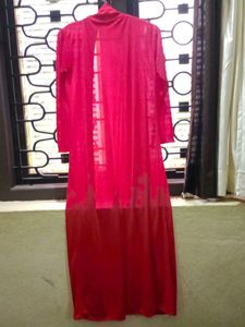 Bright Red Overcoat