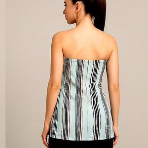 Striped Bandeau cotton  Top
