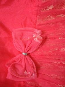 Girls' Party Dress with Bow Detail