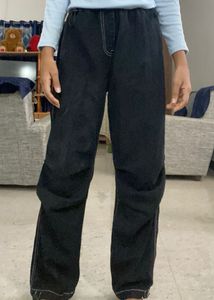 Max Black Baggy Parachute Jean&#39;s