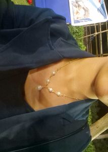Pearl &amp; Gold Necklace