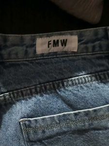 Distressed Wide Leg Jeans