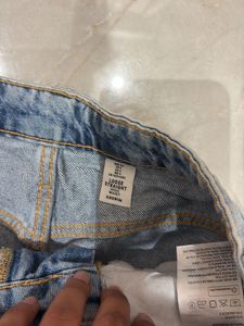 HM High Waist Straight Jeans