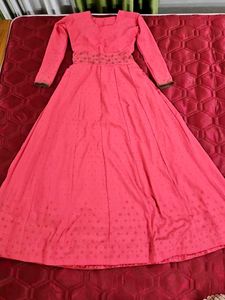 Elegant Rose Ethnic Gown