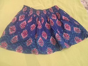 Imported Paisley Print Mini Skirt
