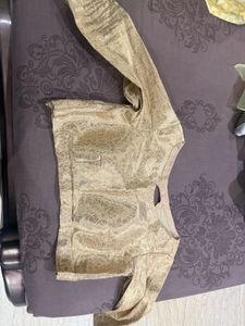 Elegant Gold Blouse