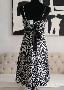 Speechless Y2k era Black and White Mini Dress