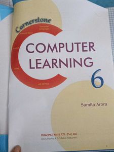 Computer Learning Class 6 Sumit Arora