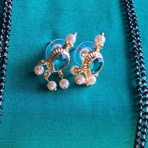 Red And Green  Stone Mangalsutra Set