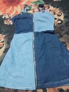 💙Denim Dungaree