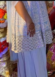 Shara And Frock With Dupatta Party Wear Dress