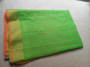 New Saree With Stitched Blouse